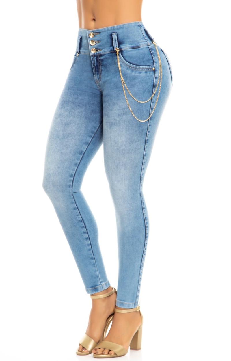 Jeans Skinny Levantacola W80717