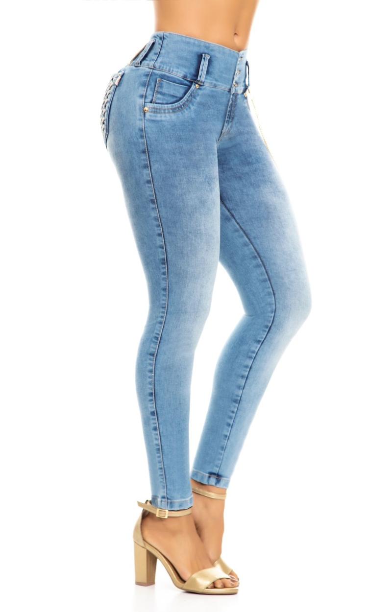 Jeans Skinny Levantacola W80717