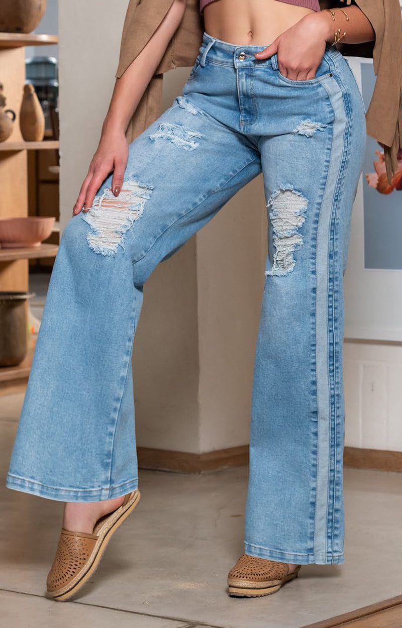 Jeans Levantacola Wide Leg S700-1694